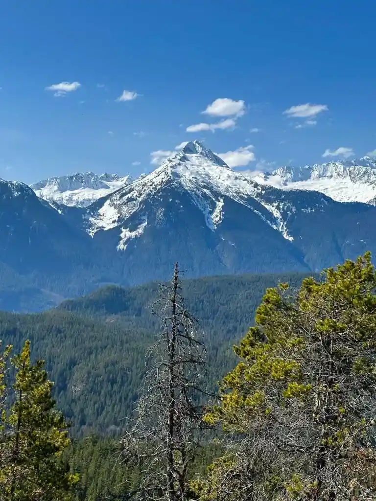 View of the Tantalus Mountains from the Tantalus Viewpoint