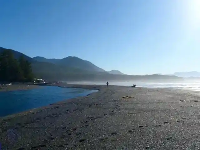 Hiking at Beano Creek on the Nootka Trail