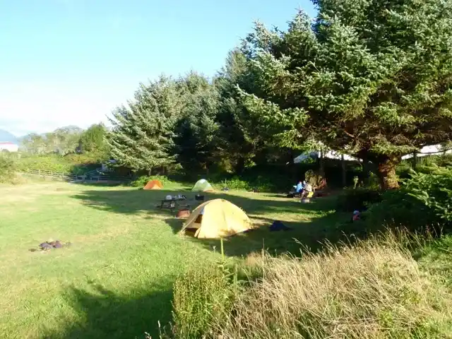 Camping in Yuquot