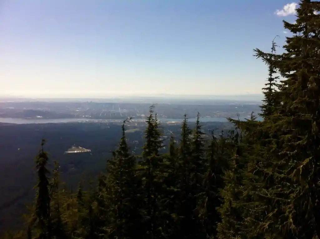 The lackluster obscured view from Lynn Peak makes it one of the worst hikes from Vancouver.