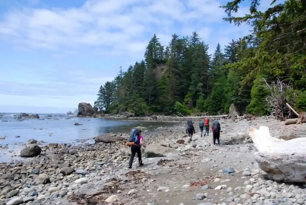 Beach hiking on the Ozette Loop