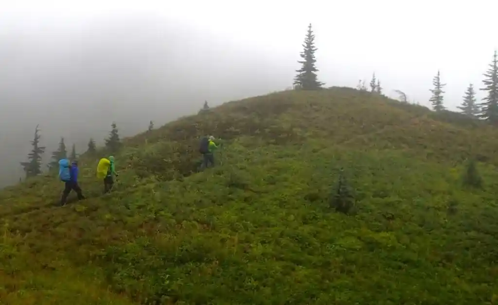tips for hiking in the rain