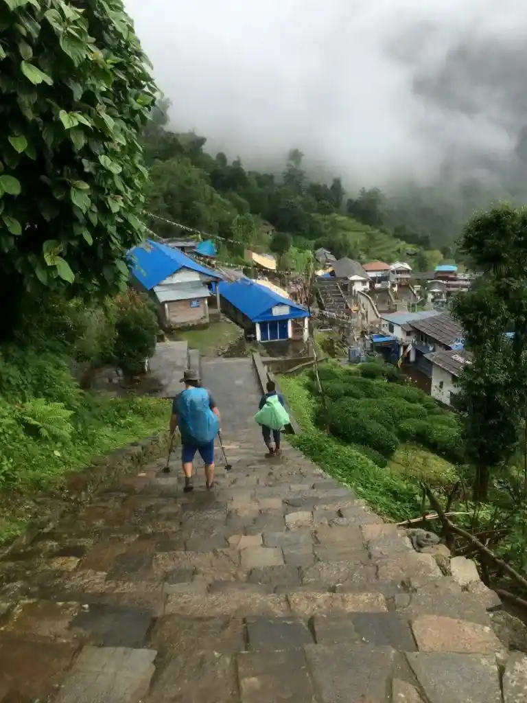 Trekking to Annapurna Base Camp