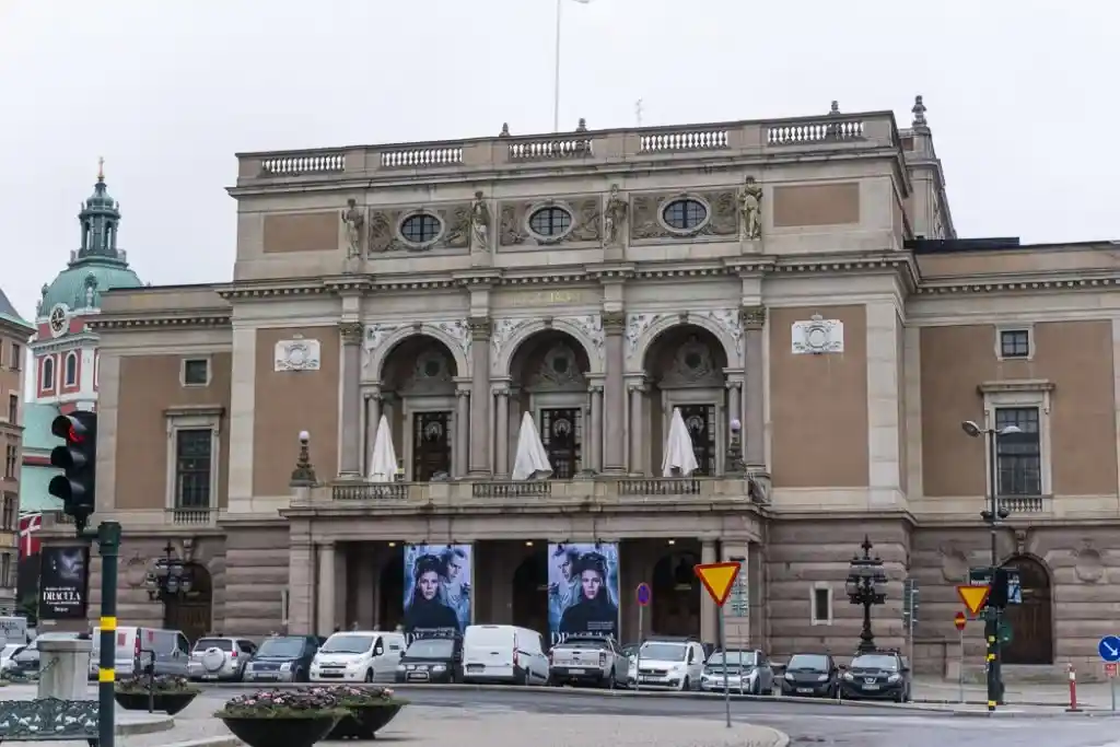 The National Swedish Opera House. Visit it on the Ultimate Self-Guided Walking Tour of Stockholm