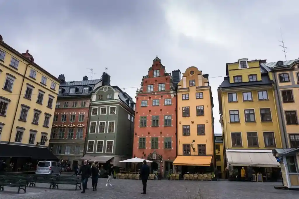 Stortorget Square in old town Stockholm. Visit it on the Ultimate Self-Guided Walking Tour of Stockholm.