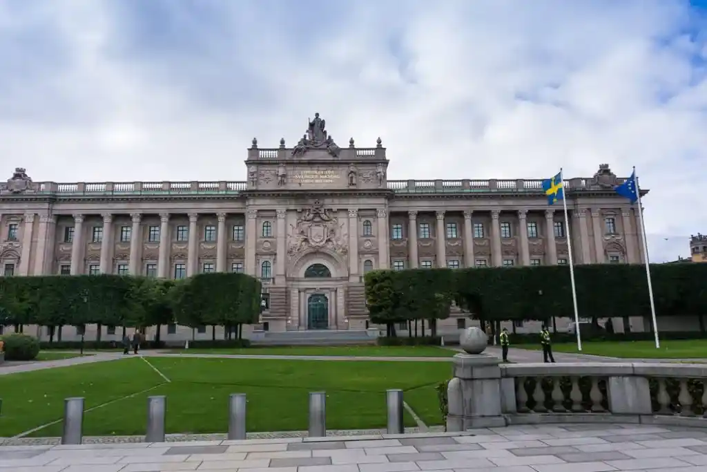 Riksdagshuset. Visit it on the Ultimate Self-Guided Walking Tour of Stockholm.