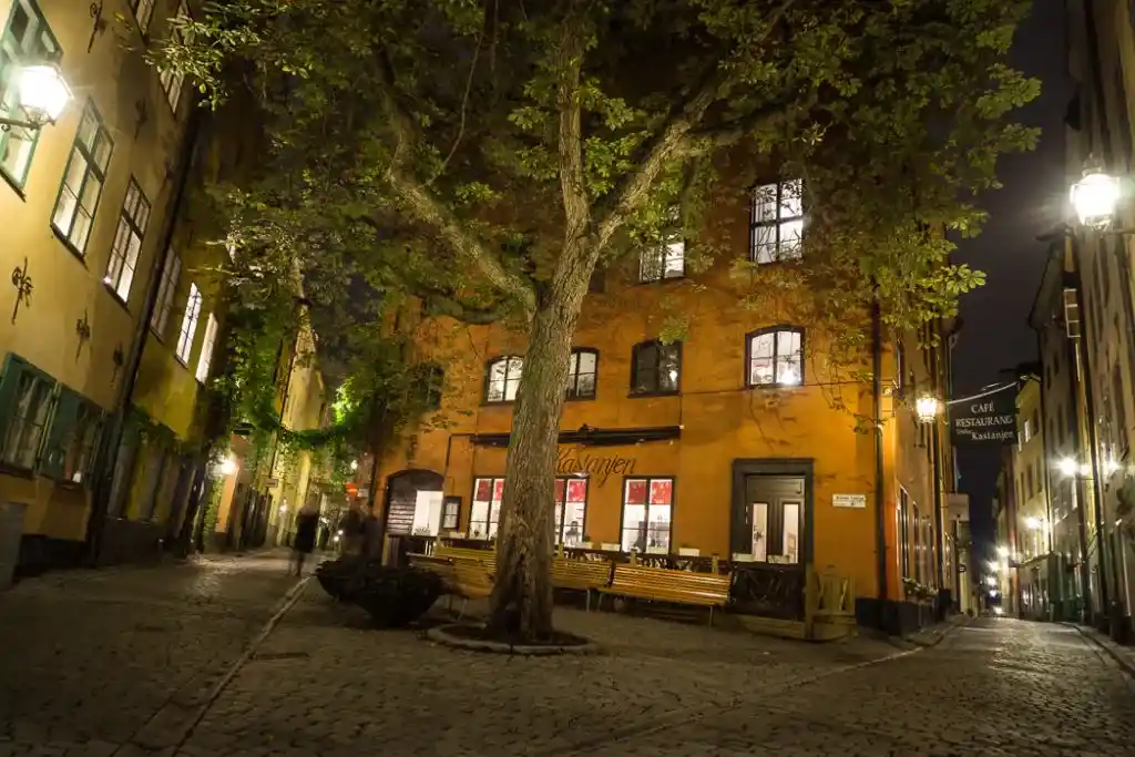 Branda Tomten in the old town of Stockholm. Visit it on the Ultimate Self-Guided Walking Tour of Stockholm
