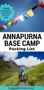 What to pack for the Annapurna Base Camp Trek in Nepal. Find out exactly what to pack and what you don't need. Includes a free printable packing checklist.