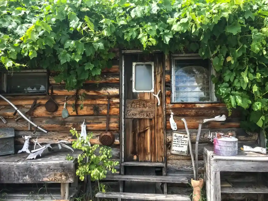 Bush Art Gardens in Summerland, BC. Explore Summerland's wineries by bike with this self-guided tour.
