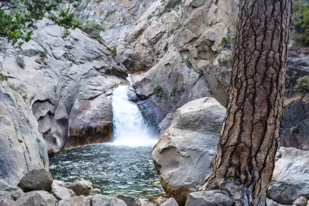 Roaring River Falls in Kings Canyon National Park - just one of many things to do in Sequoia and Kings Canyon National Parks.