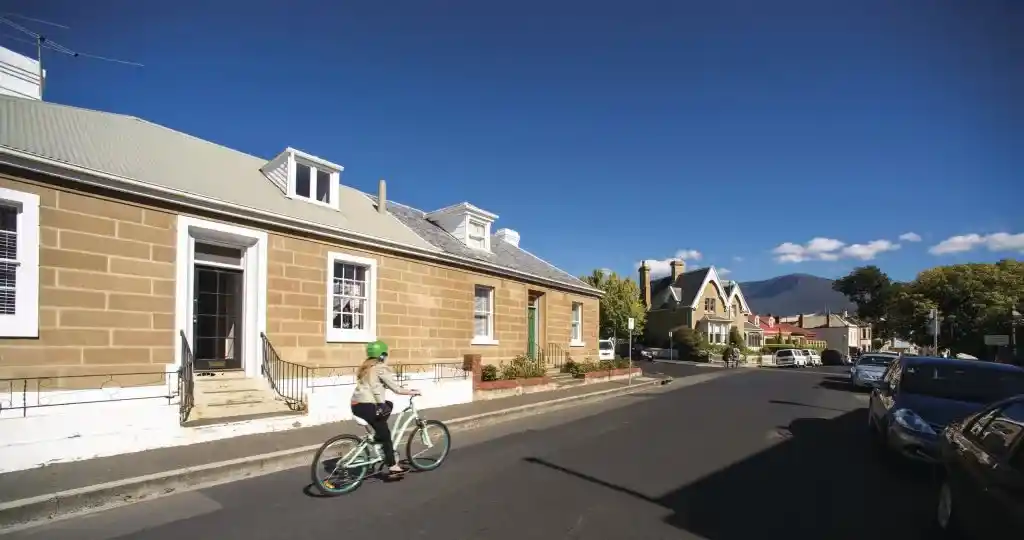 Hampden Road in Battery Point, Hobart