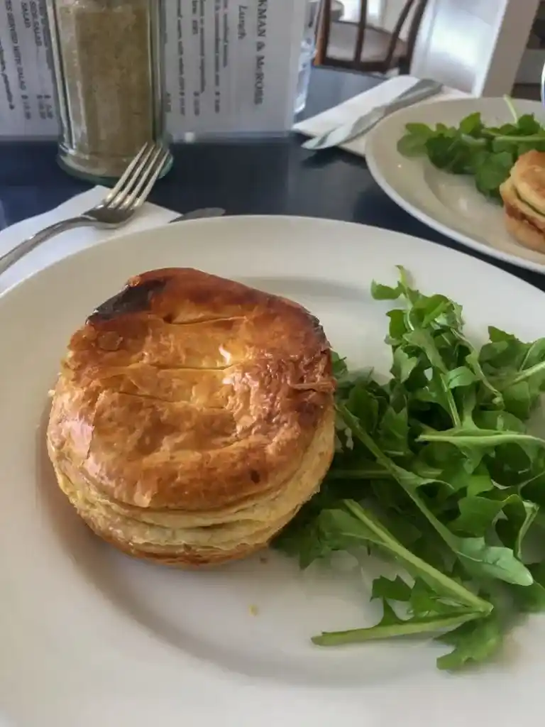 A scallop pie at Jackman & McRoss Bakery