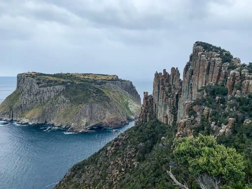The Blade and Tasman Island from the Three Capes Track in Tasman National Park