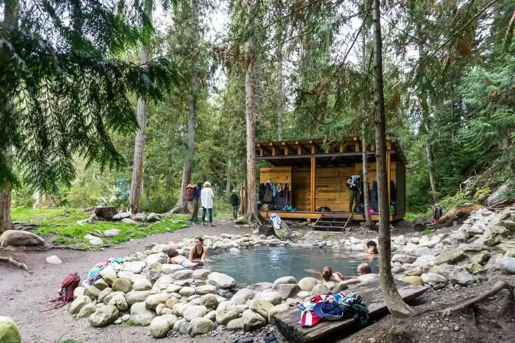 Halfway River Hot Springs near Revelstoke