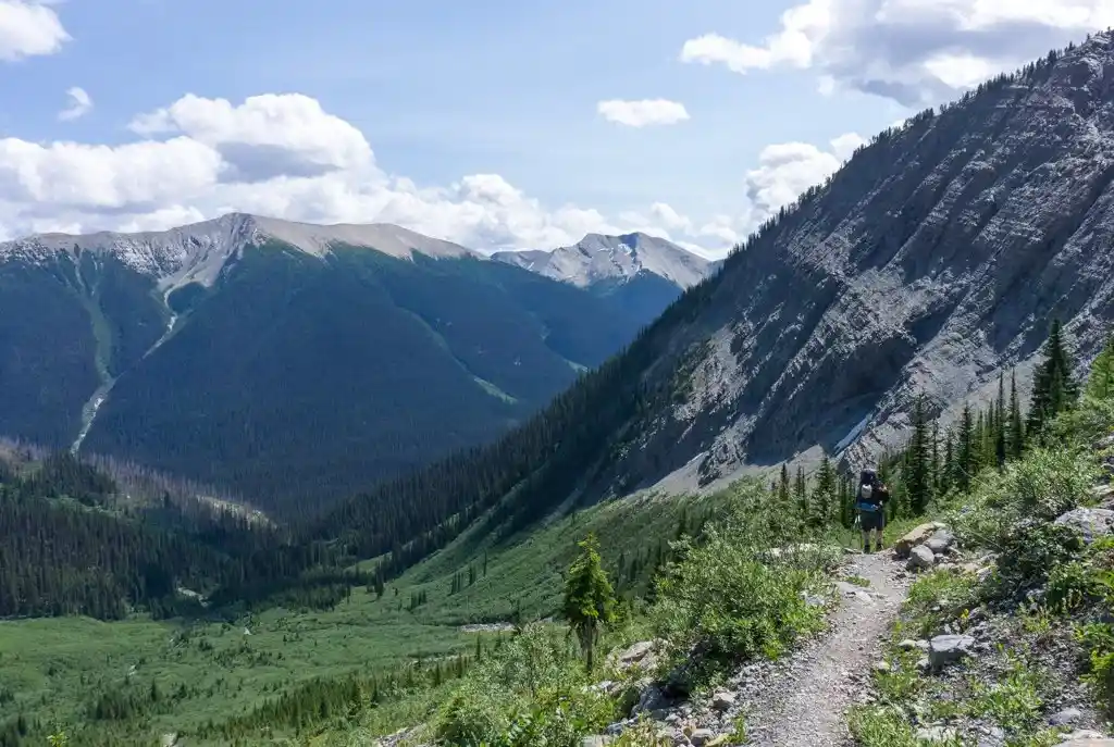 Descending towards Tumbling Creek