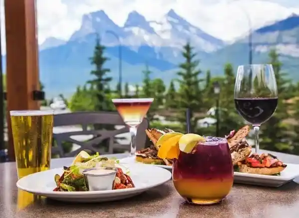 Food at the Iron Goat Pub and Grill in Canmore