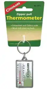 Mini thermometer - a great stocking stuffer for hikers