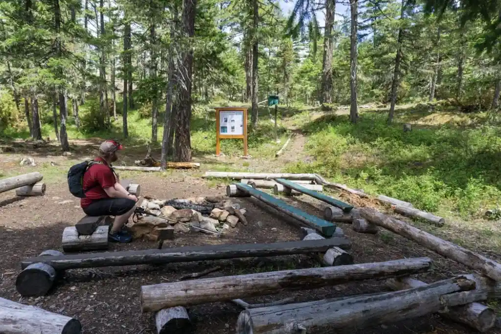 Tikwalus Camp near Hope - one of the best spring bacpacking trips in British Columbia