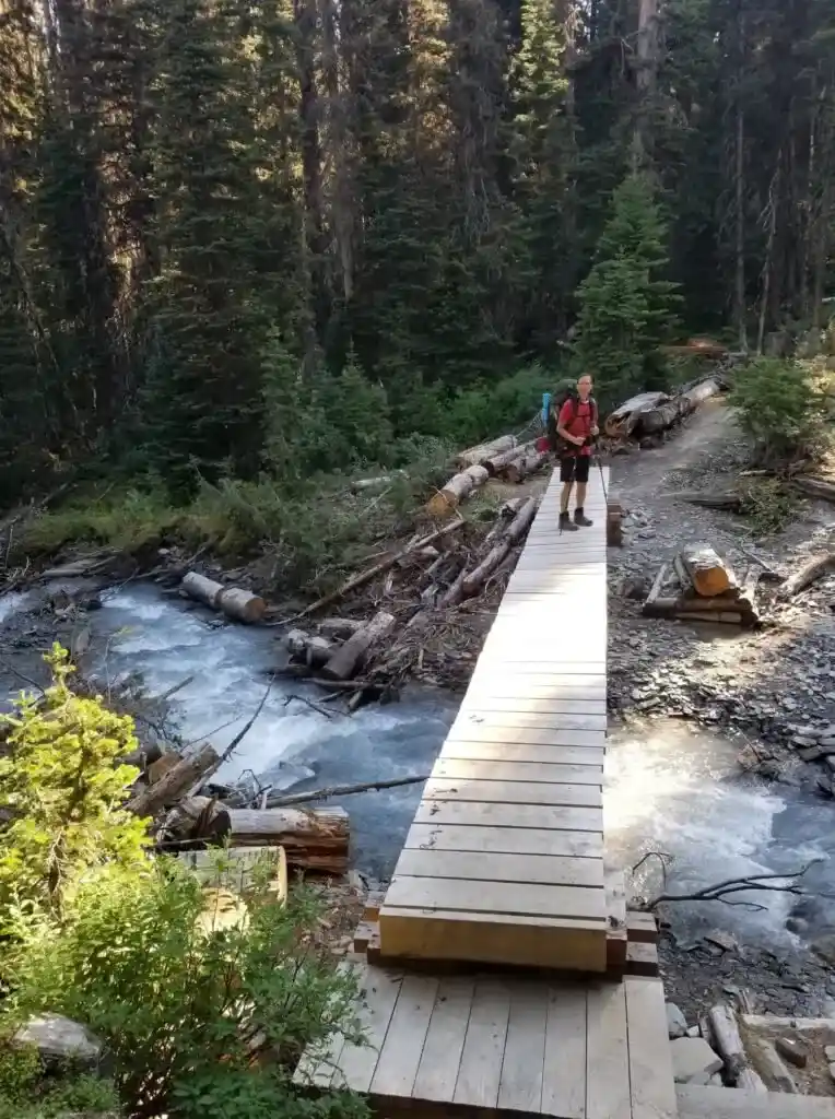 Bridge on the Rockwall Trail