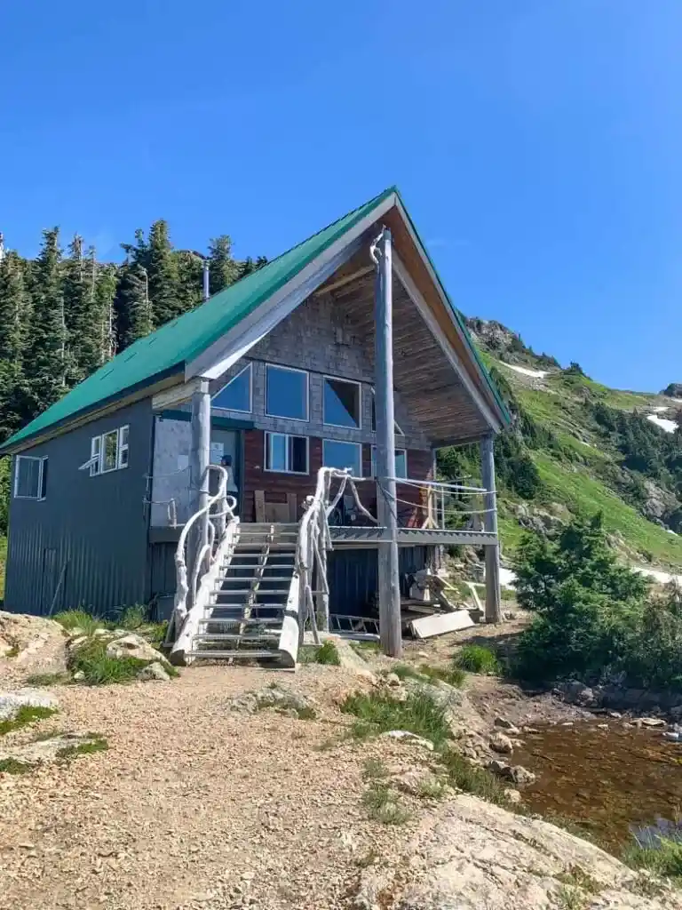 Hishimyawit Hut at 5040 Peak on Vancouver Island