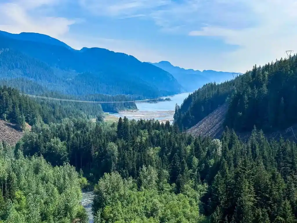 View of Daisy Lake from the north
