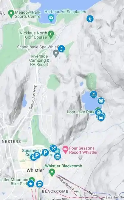 Google Map of Lost Lake Park