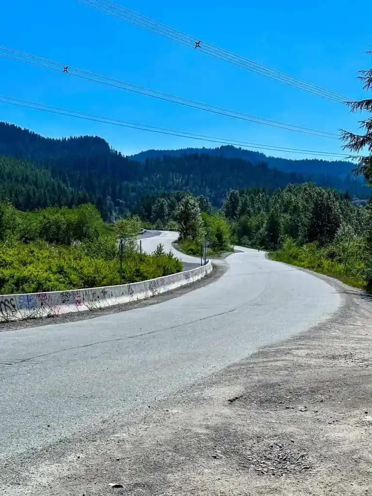 Whistler Train Wreck overflow parking lot