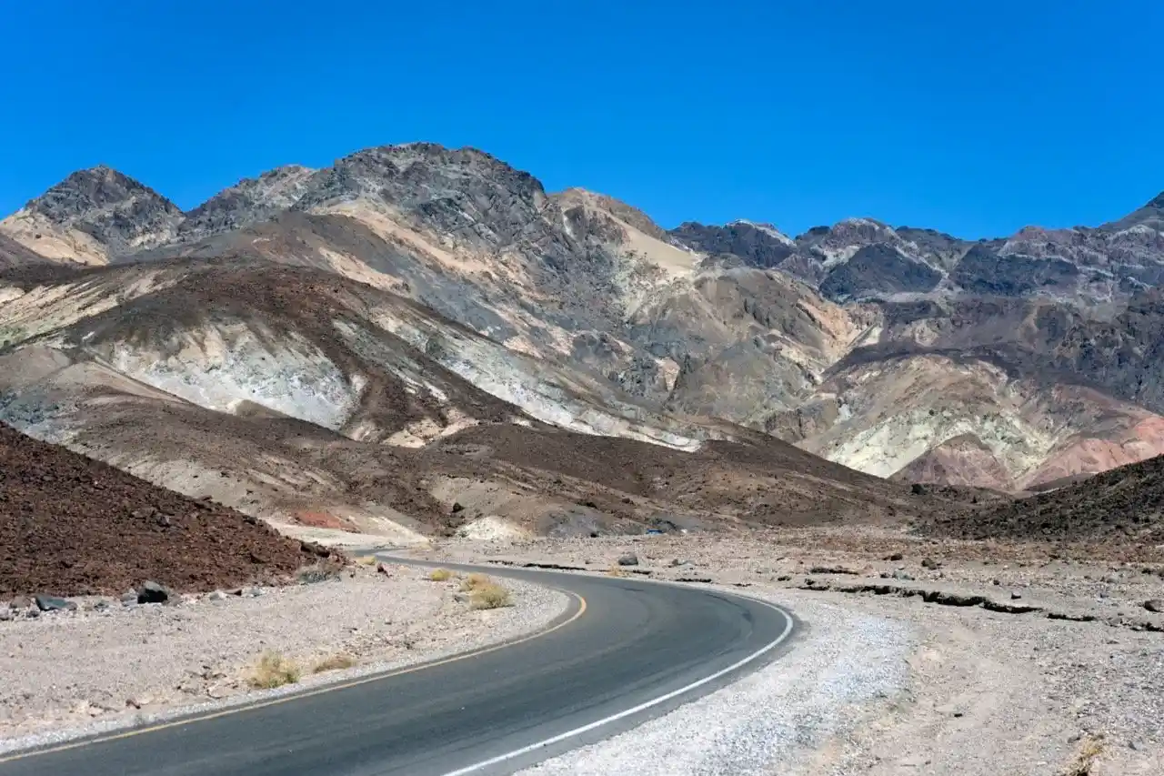 View from Artist's Drive in Death Valley