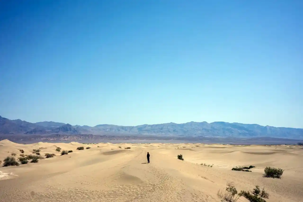 Mesquite Dunes in Death Valley National Park