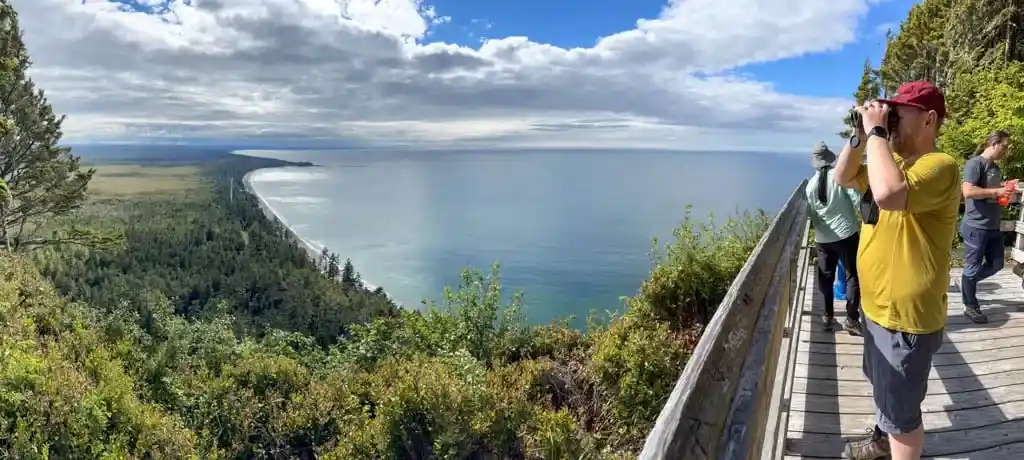 Panoramic view from the top of Tow Hill in Haida Gwaii