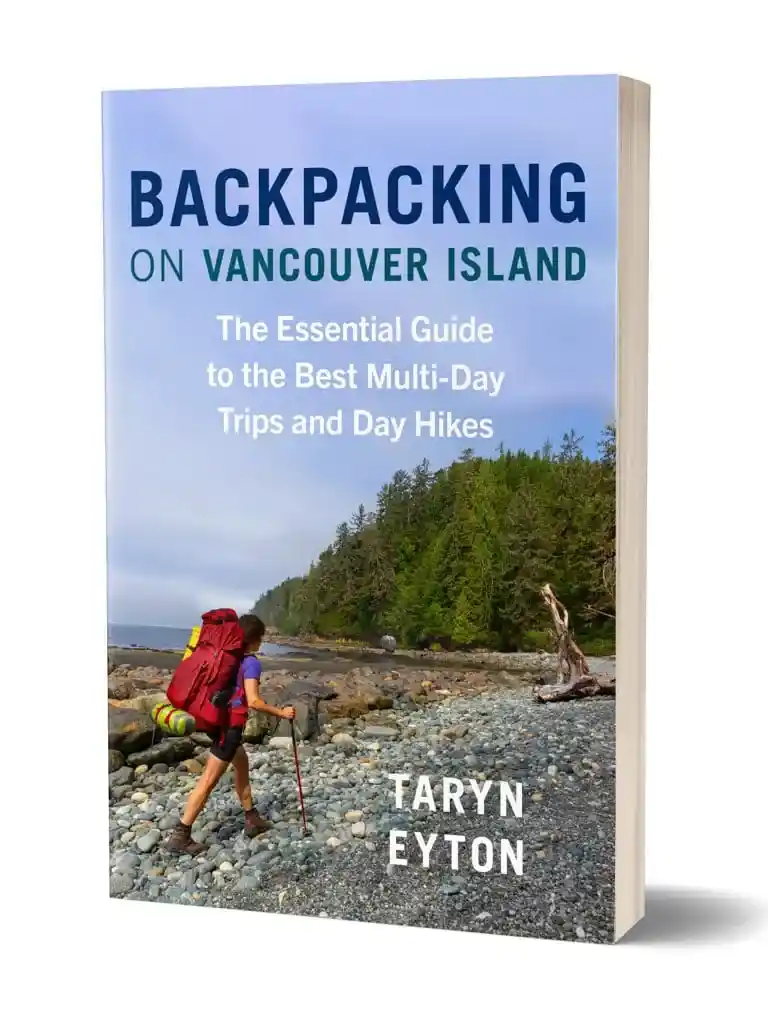 Backpacking on Vancouver Island book cover
