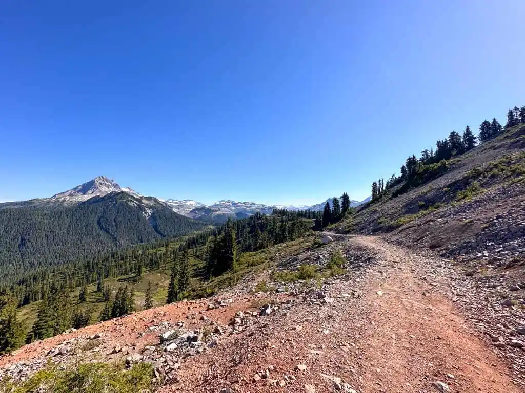 View of Mount Garibaldi/Nch'kay from the trail