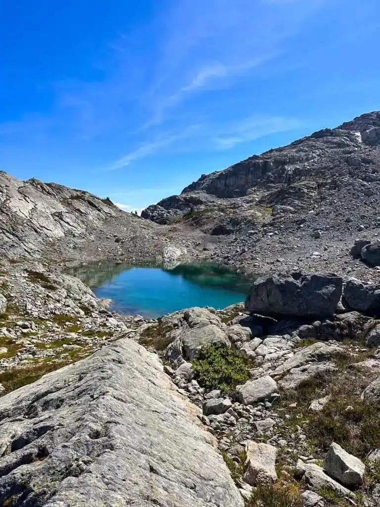 A tarn on Locomotive Mountain