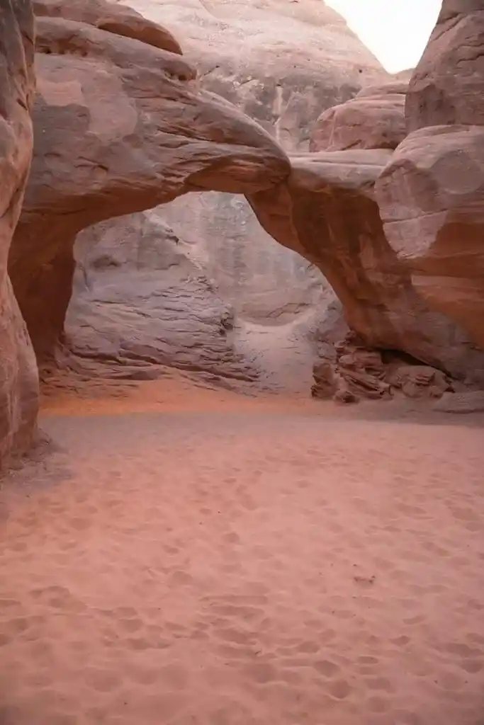 Sand Dune Arch in Arches National Park is one of the best easy hikes in Moab