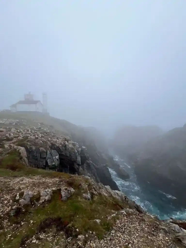 Thick fog at the Bonavista Lighthouse