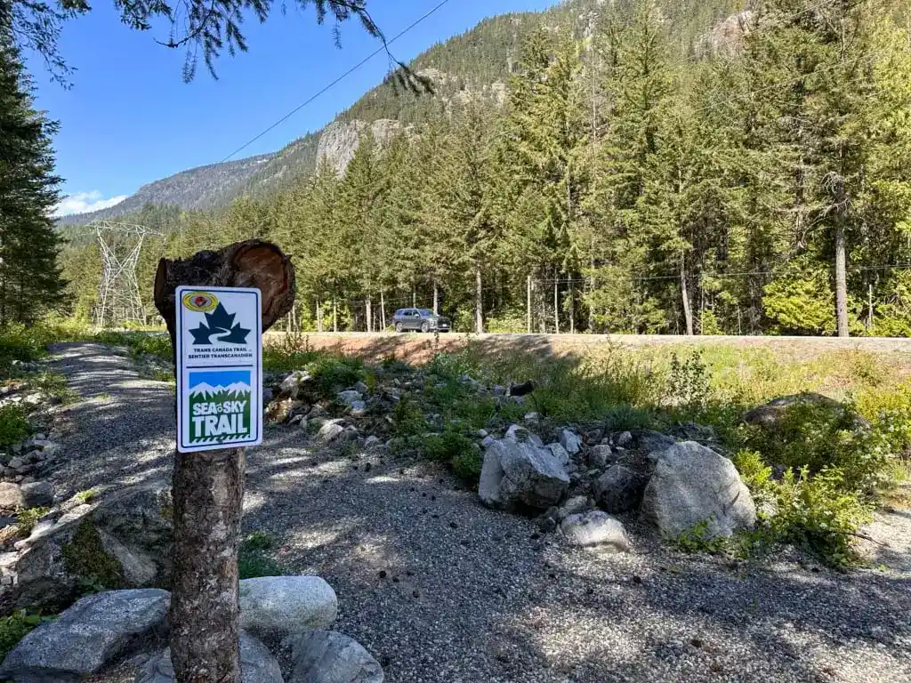 Sea to Sky Trail marker